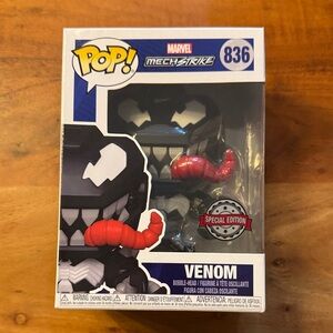 Marvel Mech Strike Venom Pop! with Red and Black